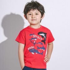 【接触冷感】WASKシャークTシャツ(100~160cm)