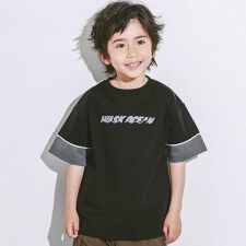 配色パイピングTシャツ(110~160cm)