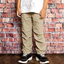 タック裾ゴムカーゴパンツ(100~160cm)