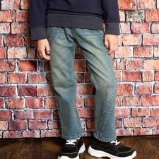 ウェーブラインストレッチデニムパンツ(100~160cm)