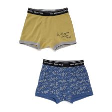 ワスク(WASK)の無地＆ロゴ柄２Pショーツ(100~160cm)