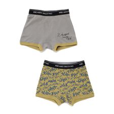 ワスク(WASK)の無地＆ロゴ柄２Pショーツ(100~160cm)