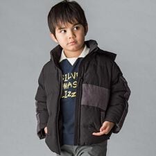 ワスク(WASK)の袖ライン中綿ジャケット(100~160cm)