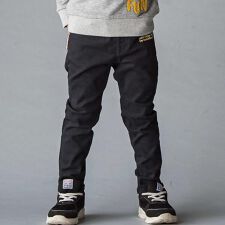 ワスク(WASK)のロゴ刺しゅうストレッチデニムパンツ(100~160cm)