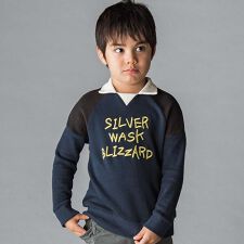 ロゴ刺しゅう襟付きトレーナー(110~160cm)