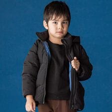 袖・フード取り外しダウンジャケット(110~160cm)