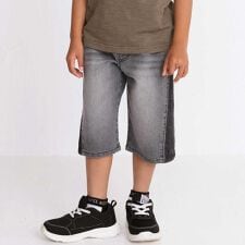 6分丈バイカラー・ストレッチデニムパンツ(100~160cm)