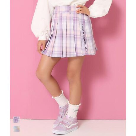 インパンツ付きチェックプリーツスカート アナップキッズ ガール Anap Kids Girl ファッション通販 マルイウェブチャネル