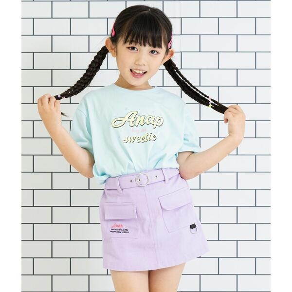 ラメプリントビッグTシャツ | アナップキッズ＆ガール(ANAP KIDS&GiRL