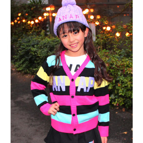 カラフルボーダーニットカーディガン アナップキッズ ガール Anap Kids Girl ファッション通販 マルイウェブチャネル