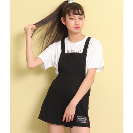 スカパンサロペットｔシャツセット アナップキッズ ガール Anap Kids Girl 0012 ファッション通販 マルイウェブチャネル