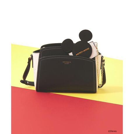 カードケース付きミッキーショルダーバッグ | アンドシュエット  