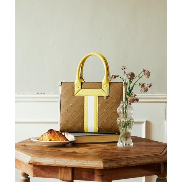 型押しモノグラム センターライントートバッグ(小) | アンドシュエット