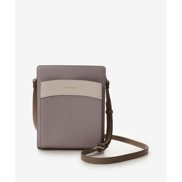& chouette クリアポケット付き縦型ショルダーバッグ 推し事バック & chouette】《推し事バッグ》クリアポケット付き縦型ショルダー