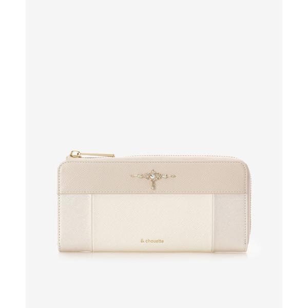 アンドシュエット（& chouette）/リボンスウィングビジュー付き　長財布 リボンスウィングビジュー付き 長財布 | アンドシュエット(& chouette