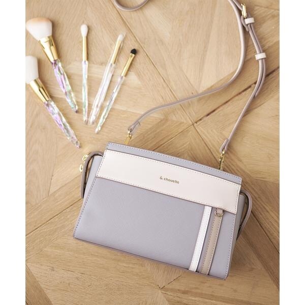 &chouette アンドシュエット スポーティーラインショルダーバッグ NEW スポーティーライン ショルダーバッグ《シンプル・カジュアル