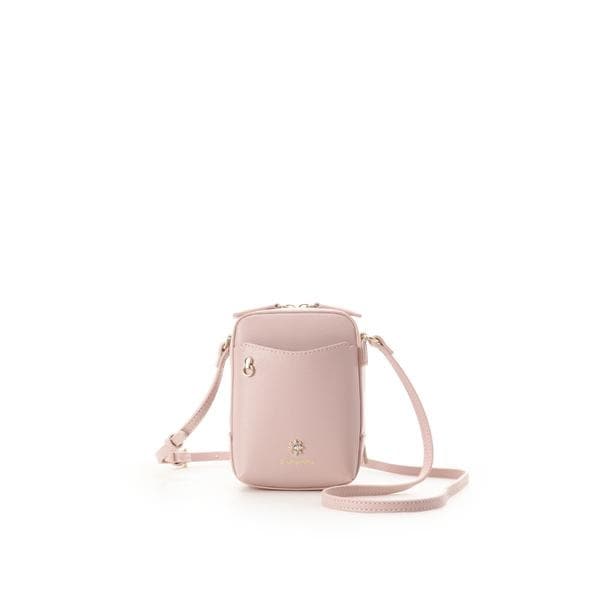 推し事バッグ》クリアポケット付き縦型ショルダーバッグ