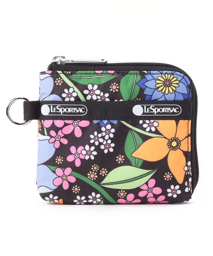 メール便対応！ 【LeSportsac】カモフラージュ柄二つ折り財布