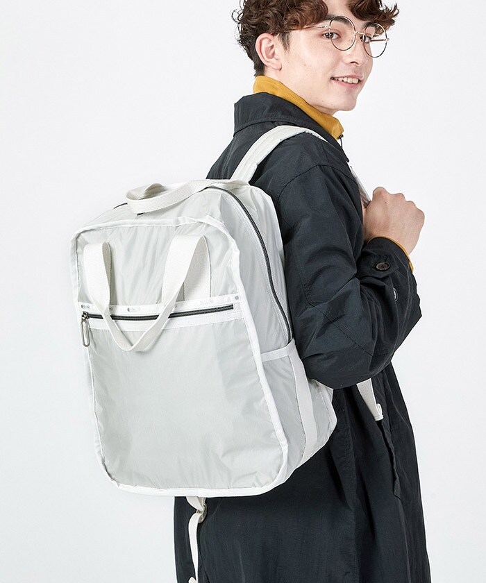 【新品】LeSportsacバックパック CINCH BACKPACKディープシーブルー（バックパック/リュック
