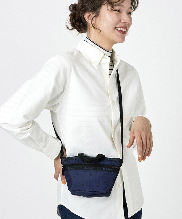 3 ZIP CROSSBODY リサイクルドブラックJP（ショルダーバッグ