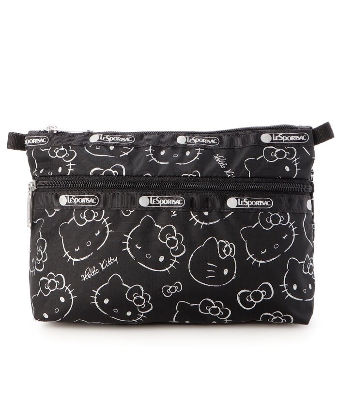 ZIP POUCH SET3ヒトリップカグヤブラック（ポーチ）｜LeSportsac