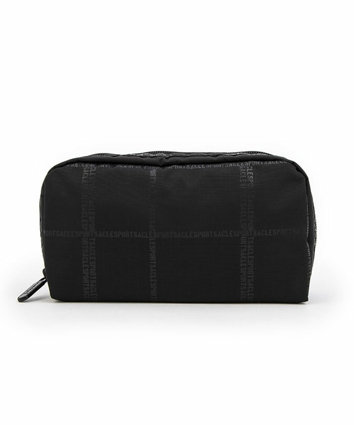 RECTANGULAR COSMETICリサイクルドブラックJP（ポーチ
