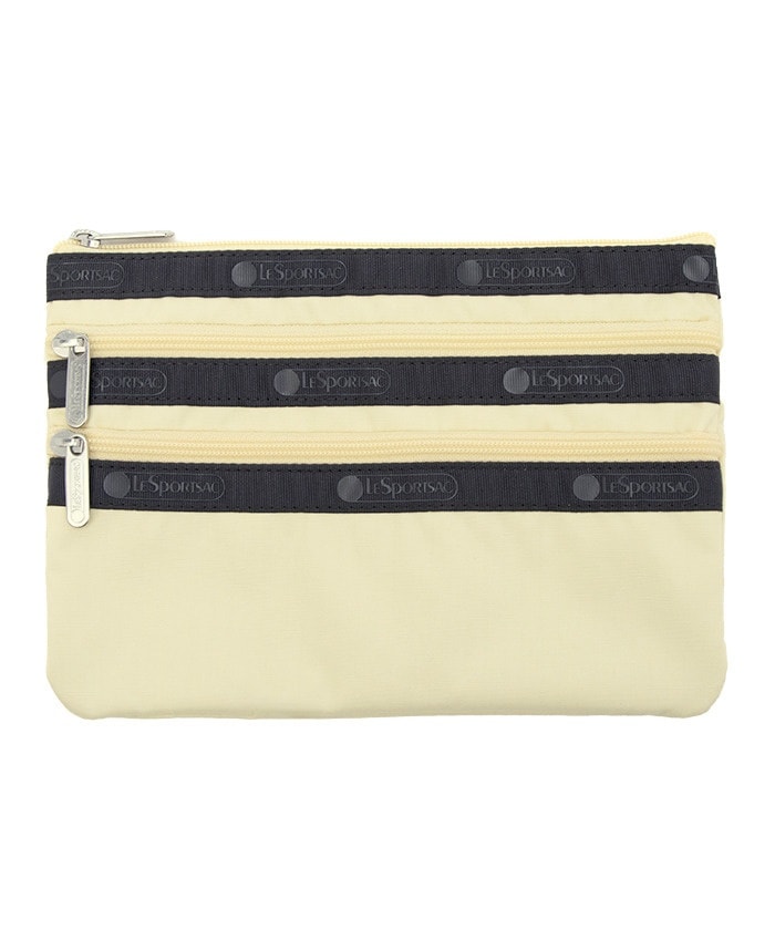 LeSportsac　ポーチ＆ペンケース2点セット GROMMET RECTANGULAR COSオニキスグロメッツ（ポーチ