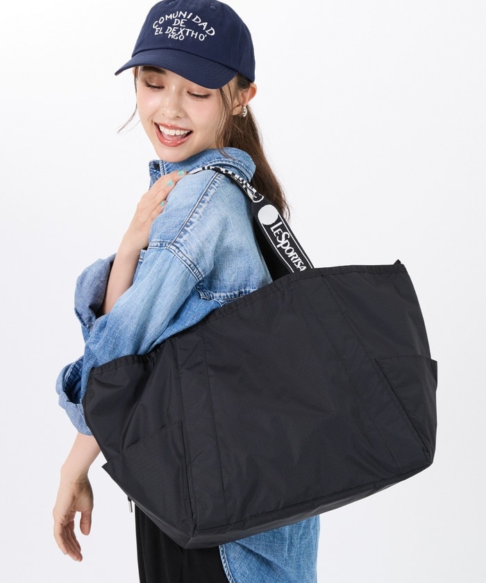 LeSportsac レスポートサック ブラック ニューヨーク トートバッグ LeSportsac - 新品 レスポートサック LeSportsac トートバッグ