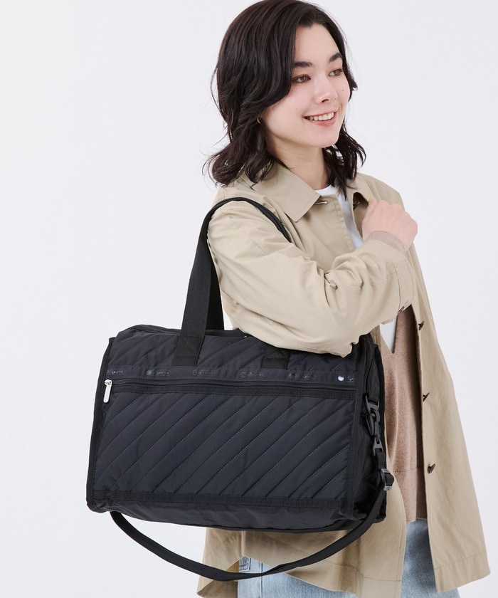 chiicha★レスポートサック ボストンバッグ ブラック 軽量バック LeSportsac（レスポートサック） ボストンバッグ SMALL CARRYALL