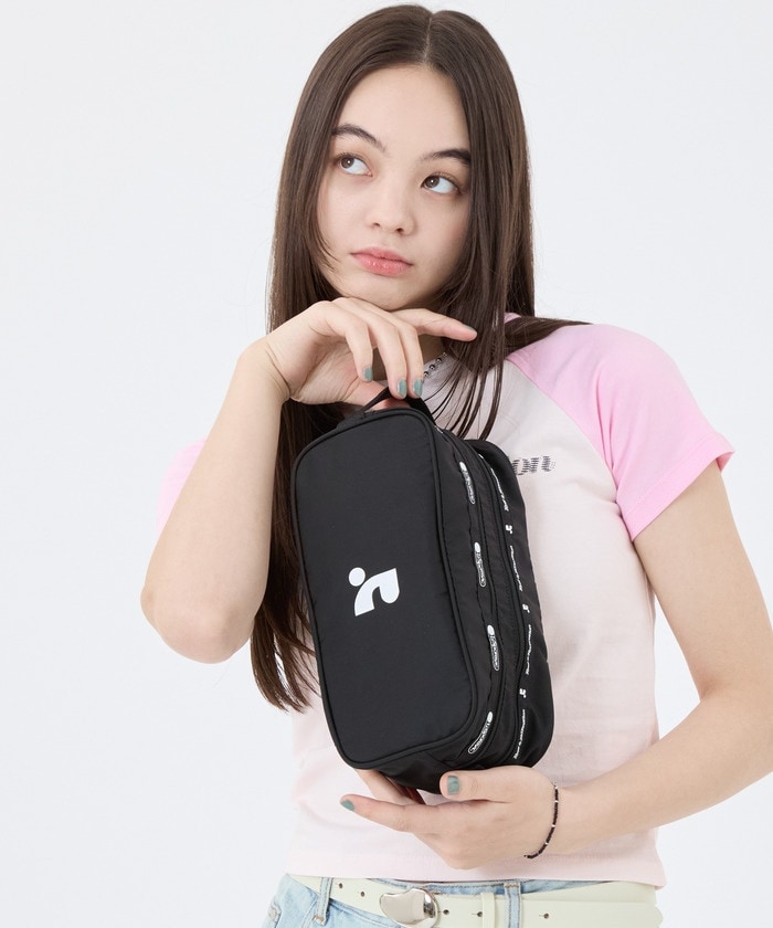 LeSportsac×Rest & Recreation】ビックポーチ トラベルブラック