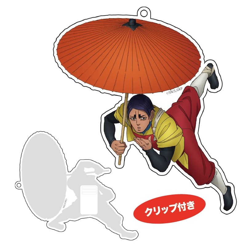 TVアニメ ゴールデンカムイ】 ヤマダ一座柄クリップ付きビッグアクリル