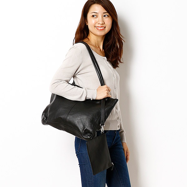 Leather tote bag（knot yacht/ノットヨット） | ユウキュウ(U.Q