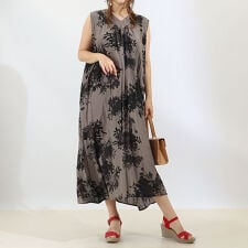 【大きいサイズ】 ノースリーブ2WAYワンピース 大きいサイズレディース ワンピース ノースリーブ