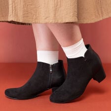 【大きいサイズ】【ラファーファモデルおさむさんコラボ】異素材コンビブーティ 大きいサイズ レディース