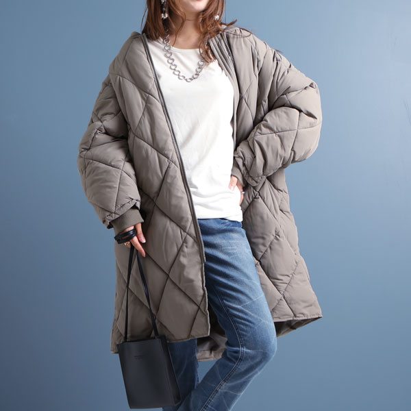 極美品23区 ダイヤ キルティングロングコート 中綿 大きいサイズ 23区 - 【美品】23区 ダイヤキルティング コート ロング丈 完売
