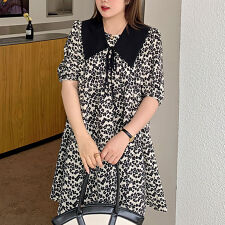 【大きいサイズ】 つけ襟付きバルーンスリーブティアードワンピース 大きいサイズ レディース ワンピ