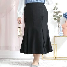 【大きいサイズ】 ロングマーメイドスカート 大きいサイズ レディース ボトムス スカート ロング 秋
