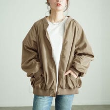 【大きいサイズ】 オーバーサイズMA-1ジャケット 大きいサイズ レディース アウター ジャケット