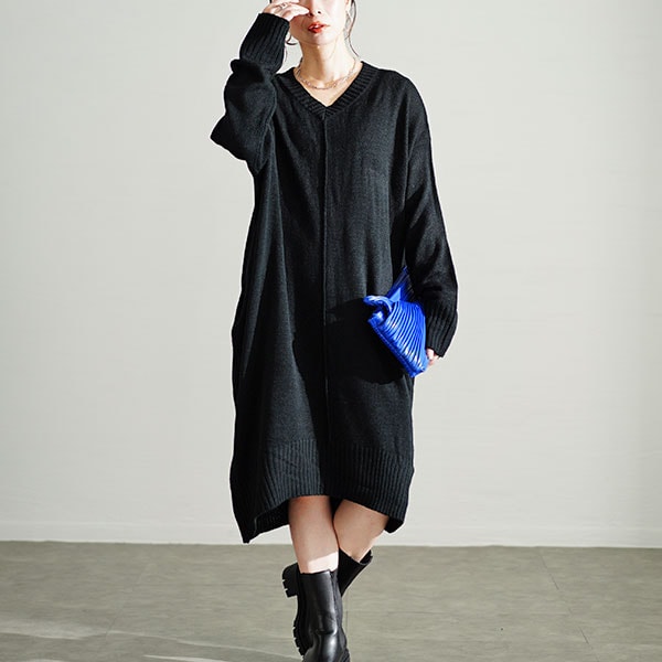 極美品！MSGM!ボウタイワンピース！大きいサイズ イベントセール】 大きいサイズ レディース フリル裾ボウタイ