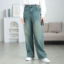 【大きいサイズ】 バイカラーポケットデニムストレートパンツ 大きいサイズ レディース ボトムス 秋服