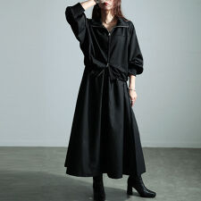 ゴールドジャパン(GOLDJAPAN)の【大きいサイズ】 クロップドブルゾン＆異素材ノースリーブワンピース2点セット 大きいサイズ セット