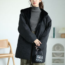 【大きいサイズ】 フード付きキルティング裏ボアジャケット 大きいサイズ レディース アウター 長袖