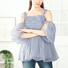 【大きいサイズ】 袖取り外し2wayリボンキャミソール 大きいサイズ レディース トップス キャミ