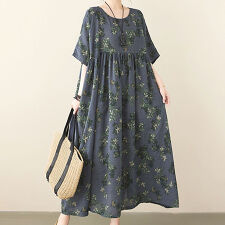 【大きいサイズ】 花柄ギャザーフレアワンピース 大きいサイズ レディース ワンピース ロング 五分袖