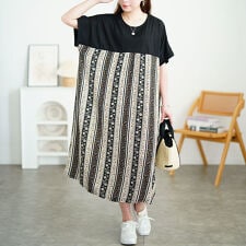 【大きいサイズ】 小花柄切り替えワンピース 大きいサイズ レディース ワンピース 半袖 ロング 花柄