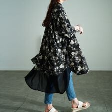 【大きいサイズ】 ぼかし花柄異素材チュニックシャツ 大きいサイズ レディース トップス ブラウス 夏