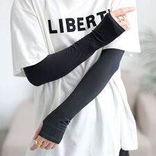 【大きいサイズ】 指穴付き冷感ロングアームカバー 大きいサイズ レディース 手袋 アームウォーマー