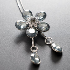 【大きいサイズ】 ラリエット風フラワーネックレス 大きいサイズ レディース アクセサリー ネックレス