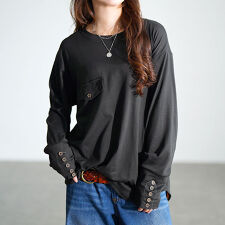 ゴールドジャパン(GOLDJAPAN)の【大きいサイズ】 ロングカフスカットソーチュニック 大きいサイズ レディース トップス カットソー