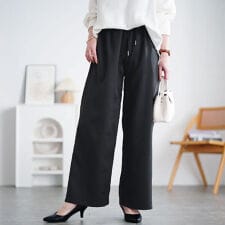 【大きいサイズ】 ワイドパンツ 大きいサイズ レディース パンツ ズボン ボトムス ロング ワイド